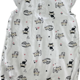 Ollie's Place, Girls Kitty Romper, EUC, Size 0 (6m)