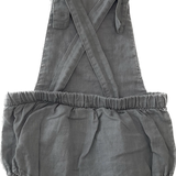 Ollies Place, Boys Grey Romper, EUC, Size 0 (6-12m)