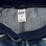 OshKosh, Boys Bleached Stetch Jeans, EUC, Size 1 (12m)