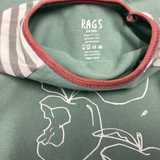Rags, Boys Apple Onesie, EUC, Size 00 (3-6m)