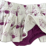 SOOKIbaby, Girkls Purple Flower Bloomers, FUC*, Size 00 (3-6m)