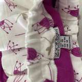 SOOKIbaby, Girkls Purple Flower Bloomers, FUC*, Size 00 (3-6m)