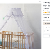 Sweet Dreams, Cot Halo Stand & Net, New in Box