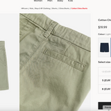 H&M, Boys Khaki Chino Pants, NWTS, Size 10