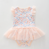 Ollies Place, Floral Dress Romper, NWOT, Size 000 (0-3m)