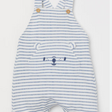 H&M, Printed dungaree shorts, GUC, Size 00 (3-6m)