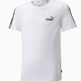 Puma, White Top w/Logo Sleeves EUC, Size 13-14