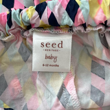 Seed Baby, Girls Diamond Colour Print Pants, GUC, Size 0 (6-12m)
