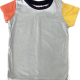 Seed Heritage, Colour Block Tee, EUC, Size 00 (3-6m)