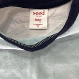 Seed Heritage, Colour Block Tee, EUC, Size 00 (3-6m)
