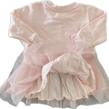 Seed Heritage, Dusty Rose Core Logo Tutu Dress, EUC, Size 0 (6-12m)