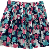 The Kidstore, Girls Navy Floral Adj Skirt, GUC, Size 8