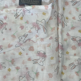The Little Linen Co, Girls Linen Bunny Muslin Wrap, EUC