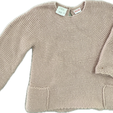 Zara, Pink Knit Sweater, EUC, Size 1 (12-18m)