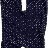 Miann & Co, Baby Navy Romper w/White Dots, Size 000 (0-3mo)