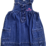 Osh Kosh, Girls Blue-Jean Dress, E.C., Size 2