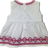 Carters, Girls Dress with Pink Embroidery, Size 1 (18mo)