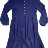 Cotton On, Navy Knit Long Sleeve Dress, Size 8