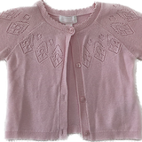 Pumpkin Patch, Girls Pink Knit Cardigan, EUC, Size 3-6mo (00)