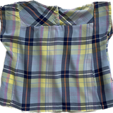 Copper Key, Multi-Coloured Plaid Top, Size 5