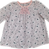 Country Road, Light Pink Girls Light Long Sleeve Top, Size 0 (6-12mo)