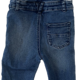 Comfortable and durable blue denim pants for children