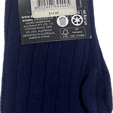 Bonds, Ribbed tights 2 set Navy/Grey, NWT, 6-12mo (Size 0)