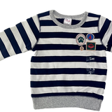 Sprout, Boys White/Navy Jumper, NWT, Size 1