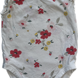 Baby Gap, Girls Floral Bodysuit, FUC, Size 12-18mo (1Y)