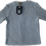 ABCD Indie, Boys Blue/Grey Long Sleeve Top, NWT, Size 1