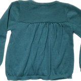 Charlie & Me, Girls Turquoise Cardigan, Size 5