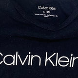 Calvin Klein, Kids Logo Long-Sleeve Onesie, Size 0 (6-12mo)