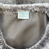 EdgeHill, Grey Faux Fur Vest, Size 3