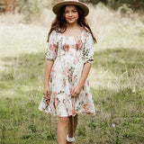 A Little Lacey, Maisie Girls Floral Dress