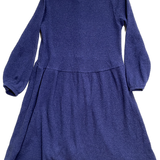 Cotton On, Navy Knit Long Sleeve Dress, Size 8