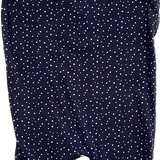 Miann & Co, Baby Navy Romper w/White Dots, Size 000 (0-3mo)