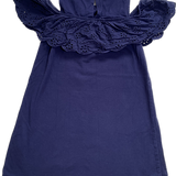 Cotton On, Girls Navy Off Shoulder Sleeve Flare Dress, Size 7*