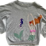 Cotton On, Girls Mermaid Sweater, Size 6