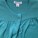 Charlie & Me, Girls Turquoise Cardigan, Size 5