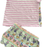 Peter Alexander, Girls Daffy Duck PJ Set, EUC, Size 0-3mo (000)