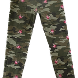 Gap, Girls Camo Leggings w/Roses, Size 10