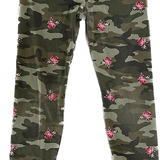 Gap, Girls Camo Leggings w/Roses, Size 10