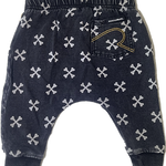 Elastic waistband detail of baby track pants by Rock Your Baby