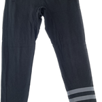 Boys charcoal pants front view with drawstring waistband
