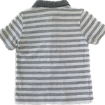 Back view of Croccodrillo boys 18mo striped cotton shirt