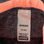 Flatlay image of Bonds grey baby leggings, showing soft fabric.