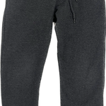 Front view of boys' grey track pants in size 8