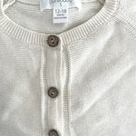 Side view of soft and cozy Purebaby Girls Knit Cardigan
