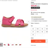 Raspberry Leather Sandals Sole Design

